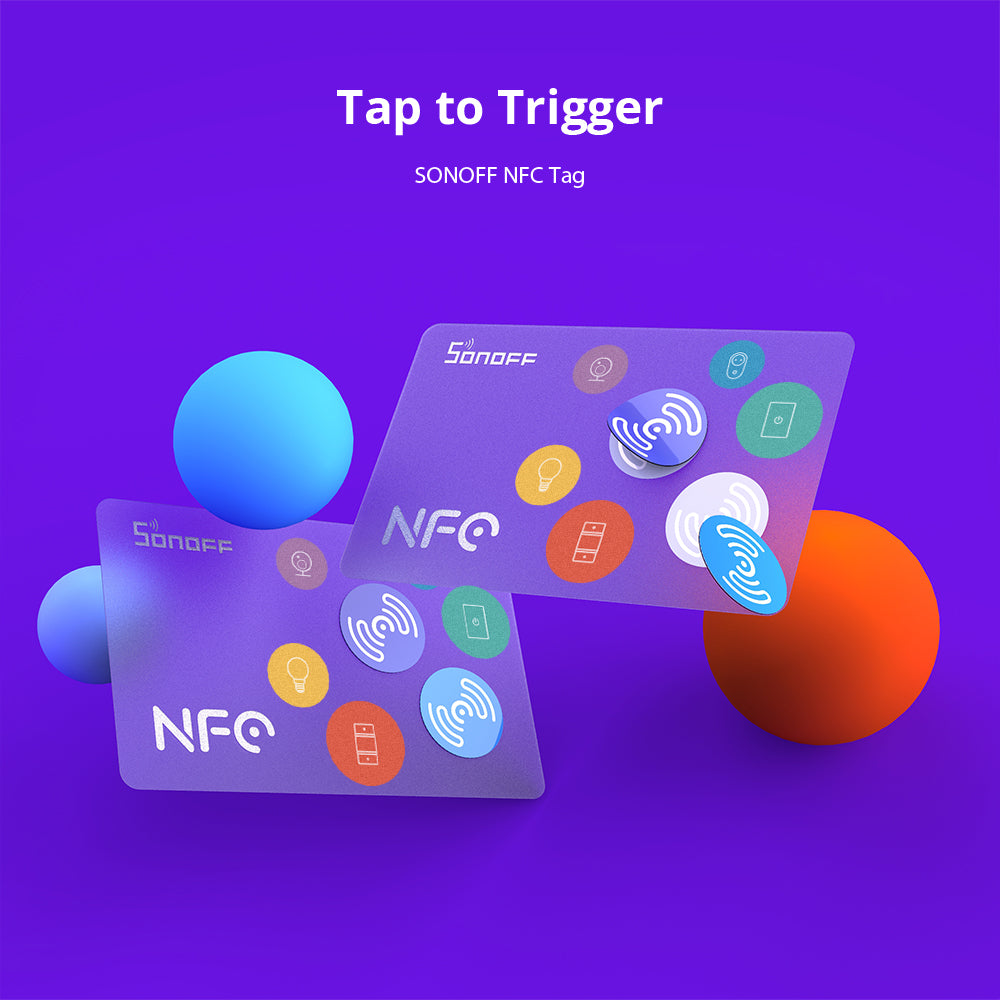 SONOFF NFC-Tag Smart Home NFC Tag Sticker with Card Portable NFC Sticker SONOFF NFC-Tag Smart Home NFC Tag Sticker with Card Portable NFC Sticker